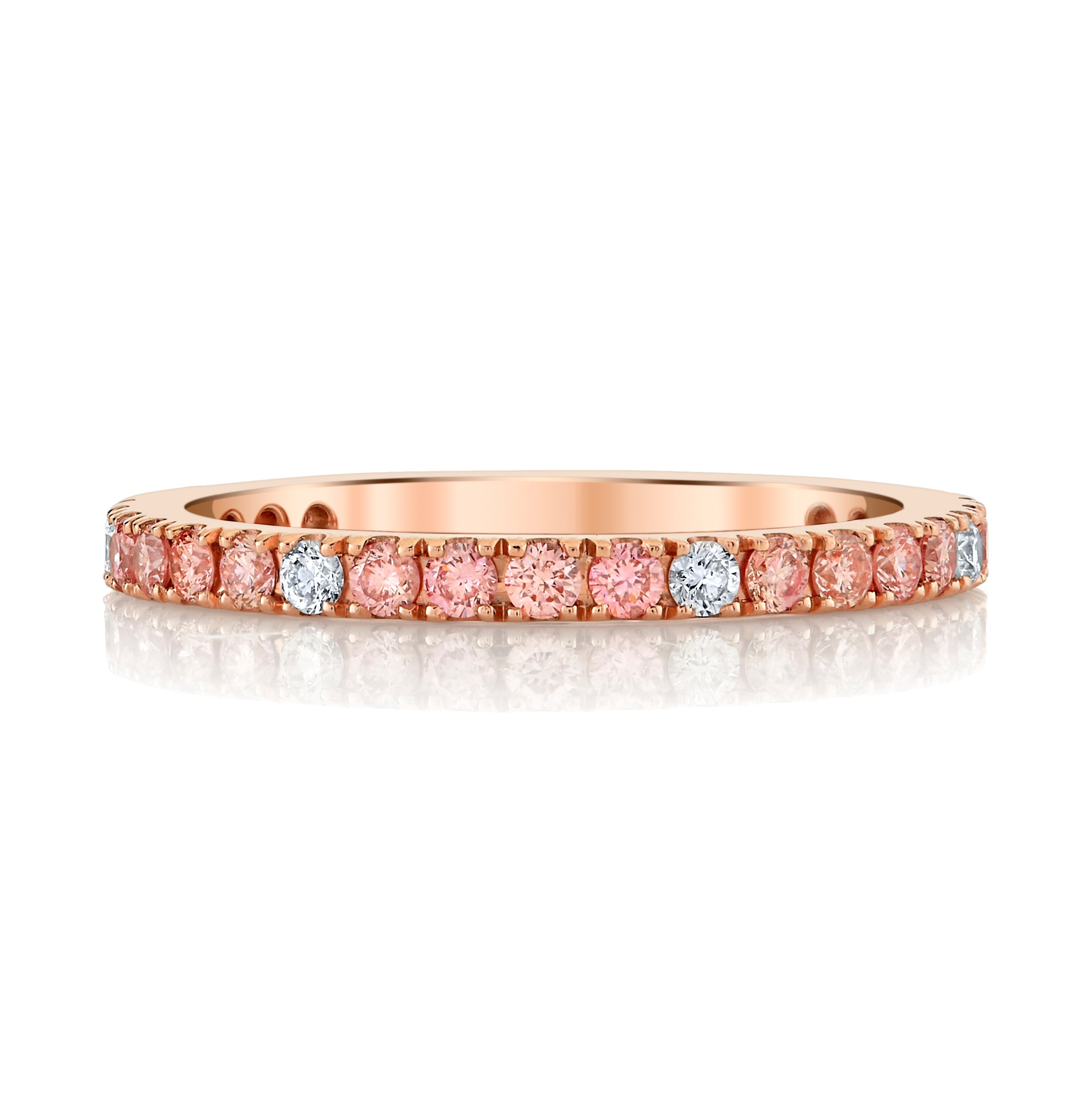 Pink Diamond Stackable Ring