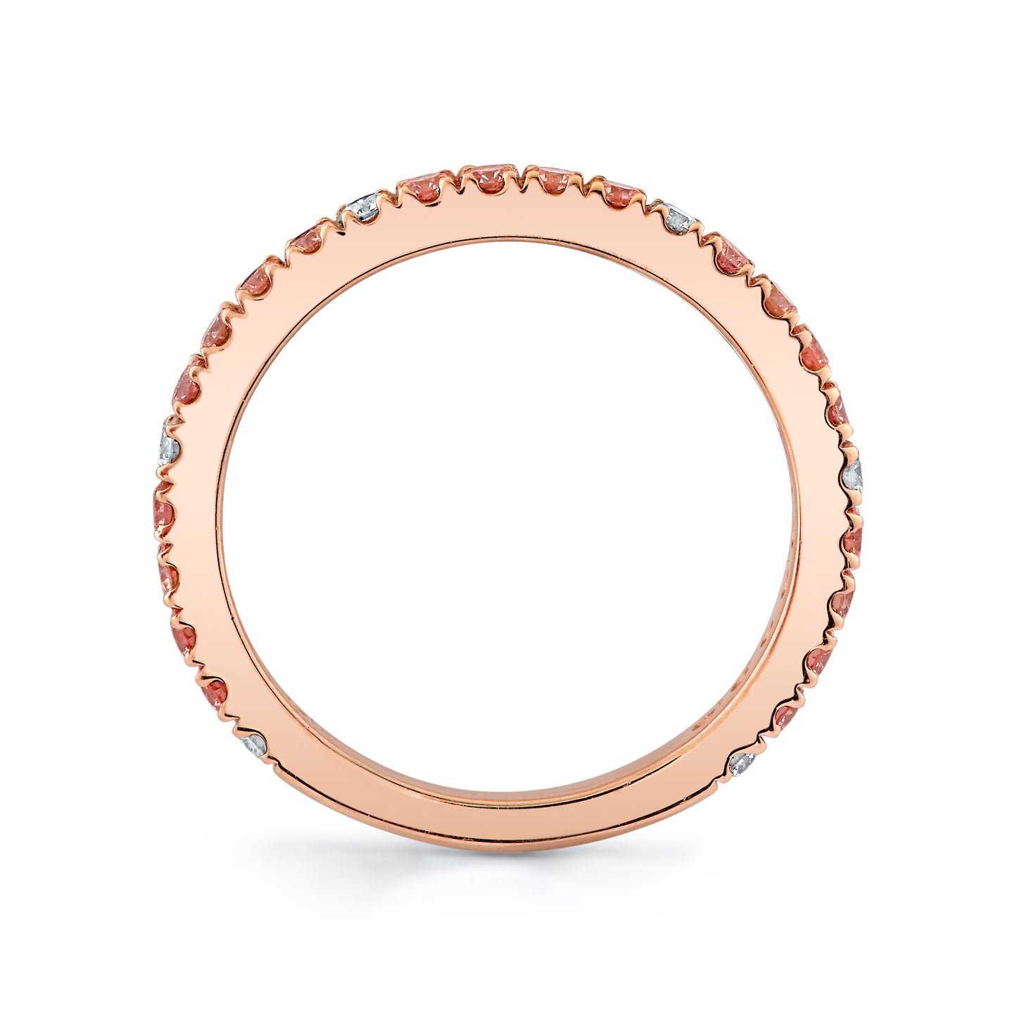 Pink Diamond Stackable Ring