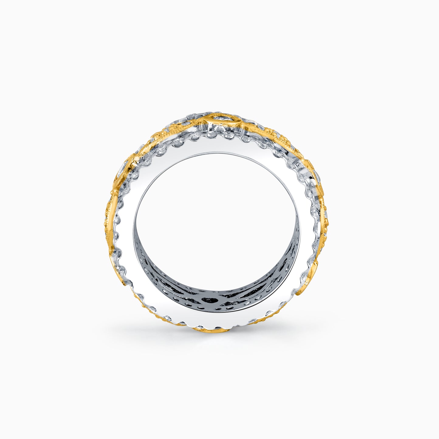 Two Tone Fashion Ring