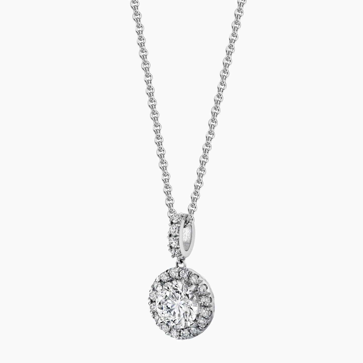 Diamond Halo Pendant
