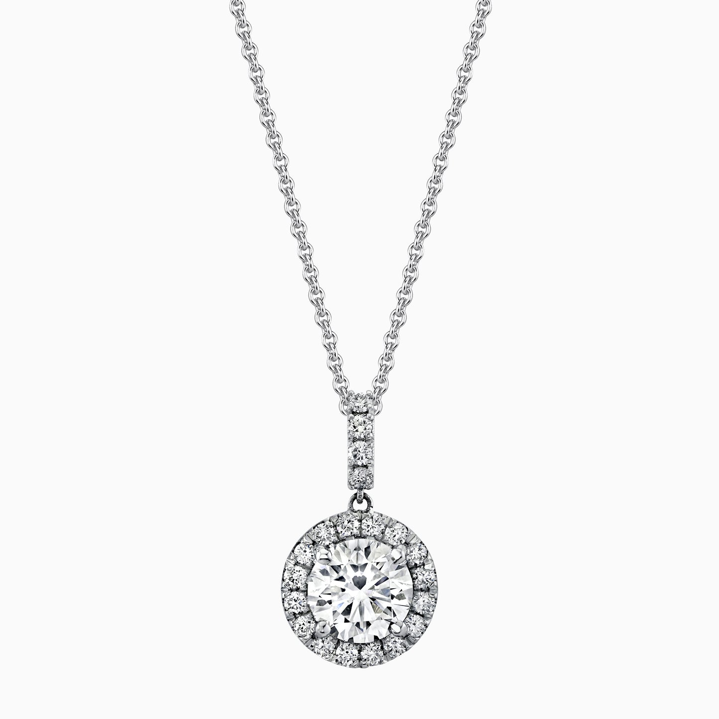 Diamond Halo Pendant