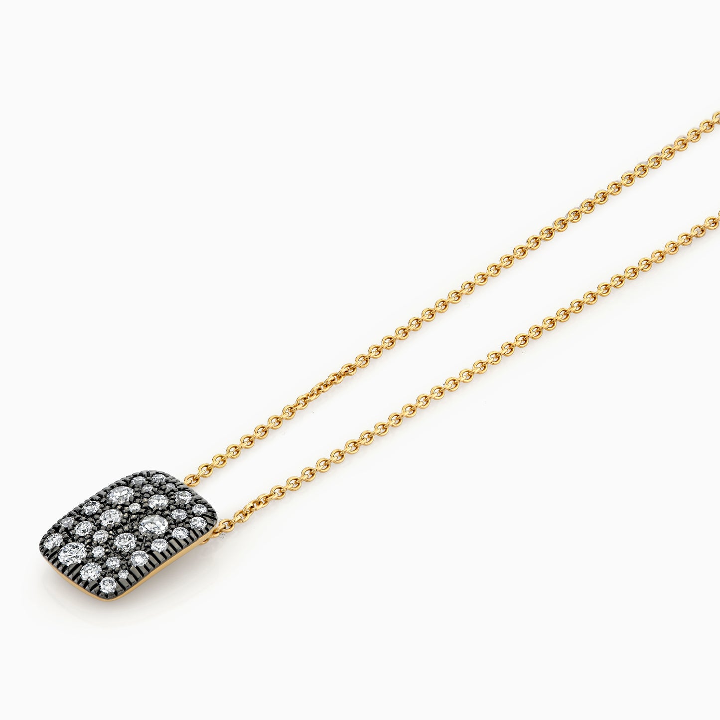 Christophe Danhier Designer Diamond Pave Necklace