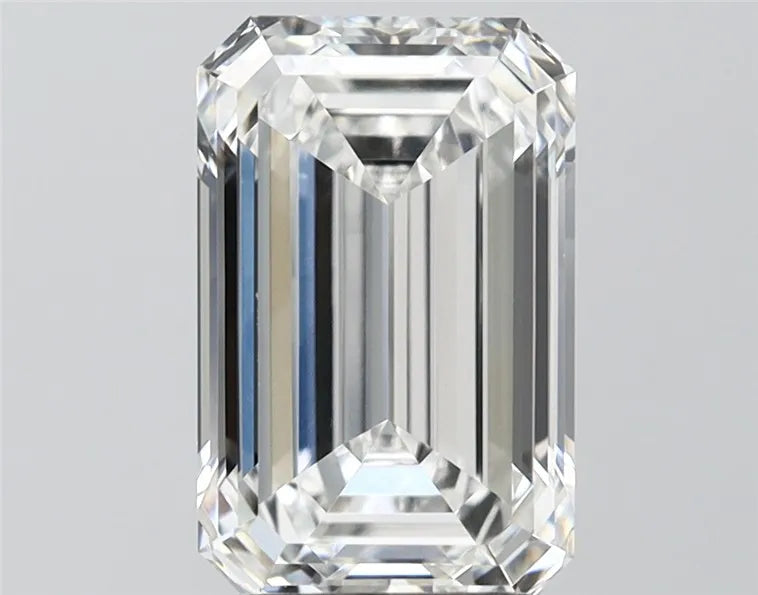 3.36ct Emerald Lab Grown Diamond (Colour F, Clarity VVS2, IGI Certified)