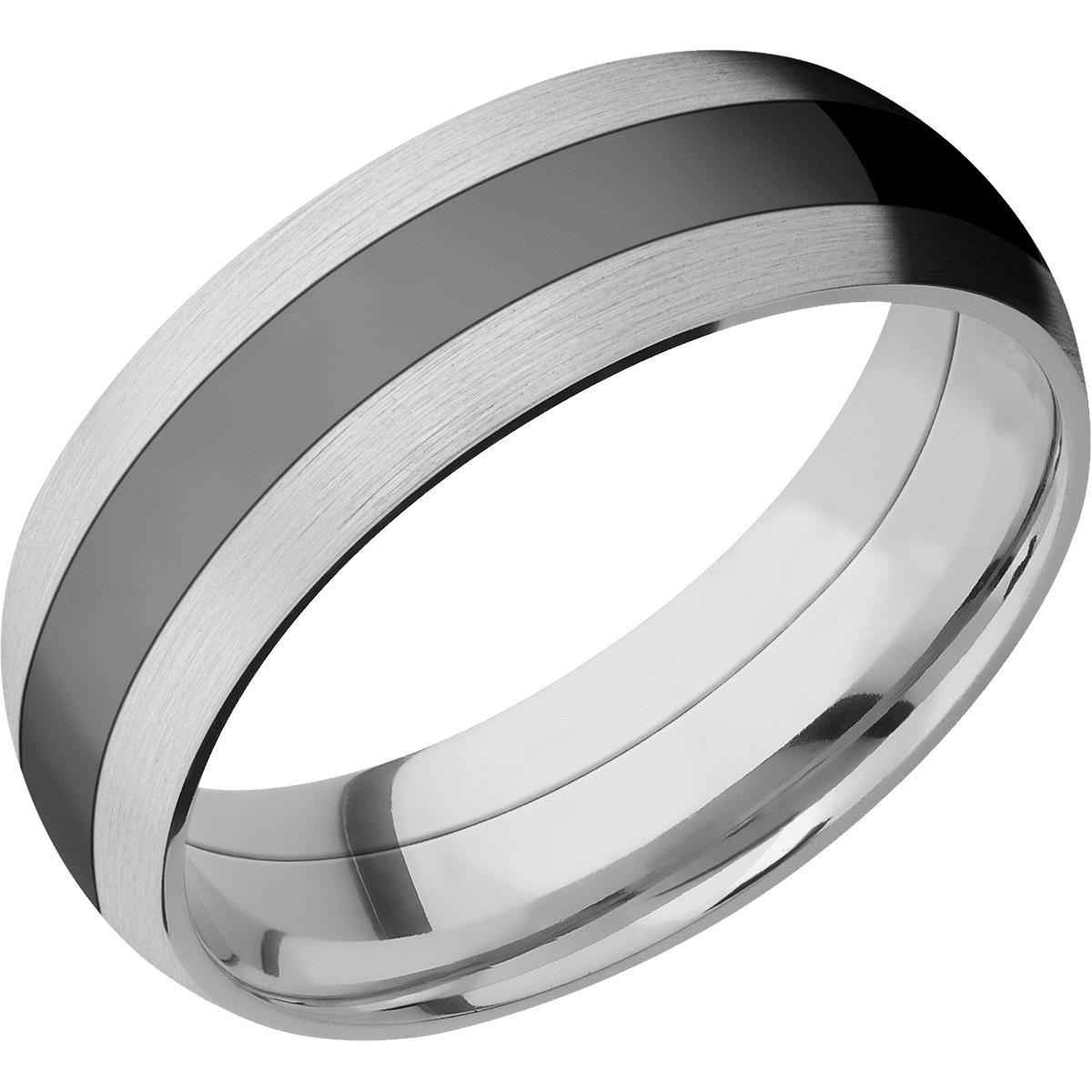 14K White Gold + Satin Finish