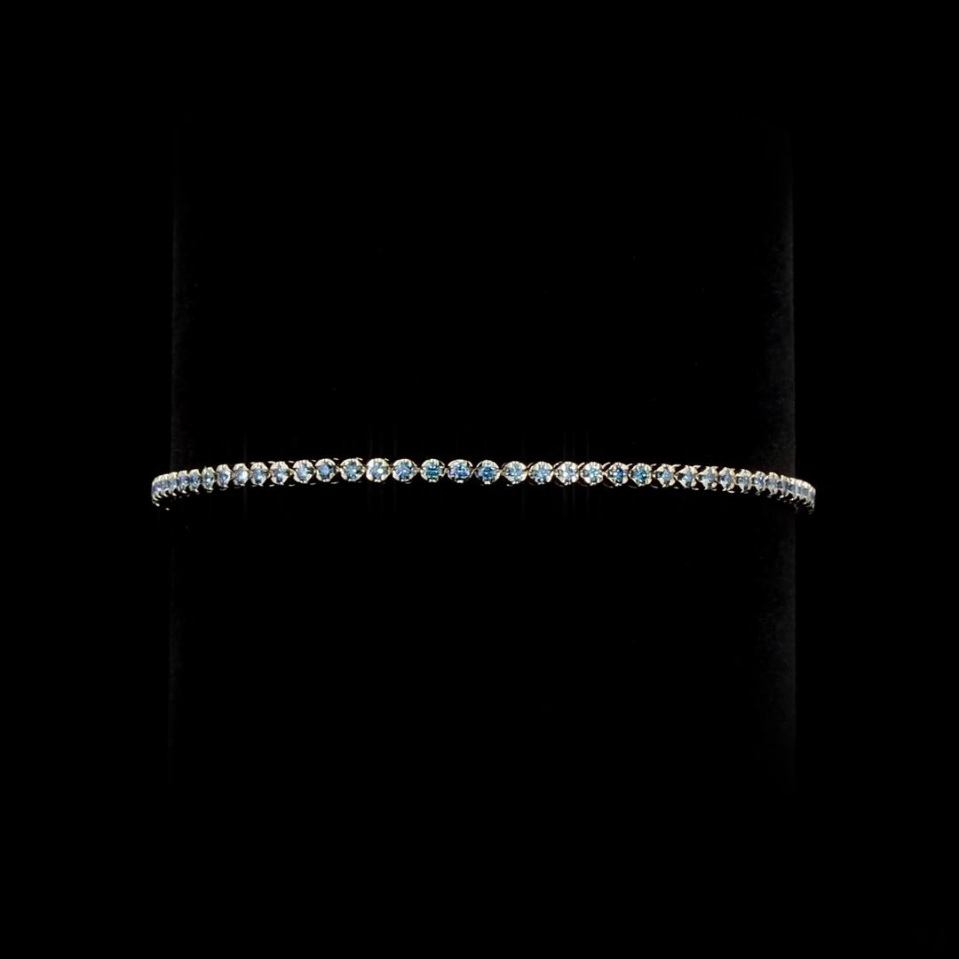 14K Yellow Gold Lab-Grown Diamond Bracelet