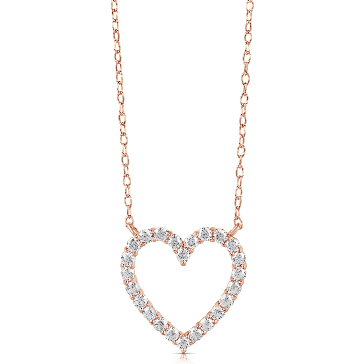 Clearly Flawless Diamond Heart Shape Pendant (.25ctw)