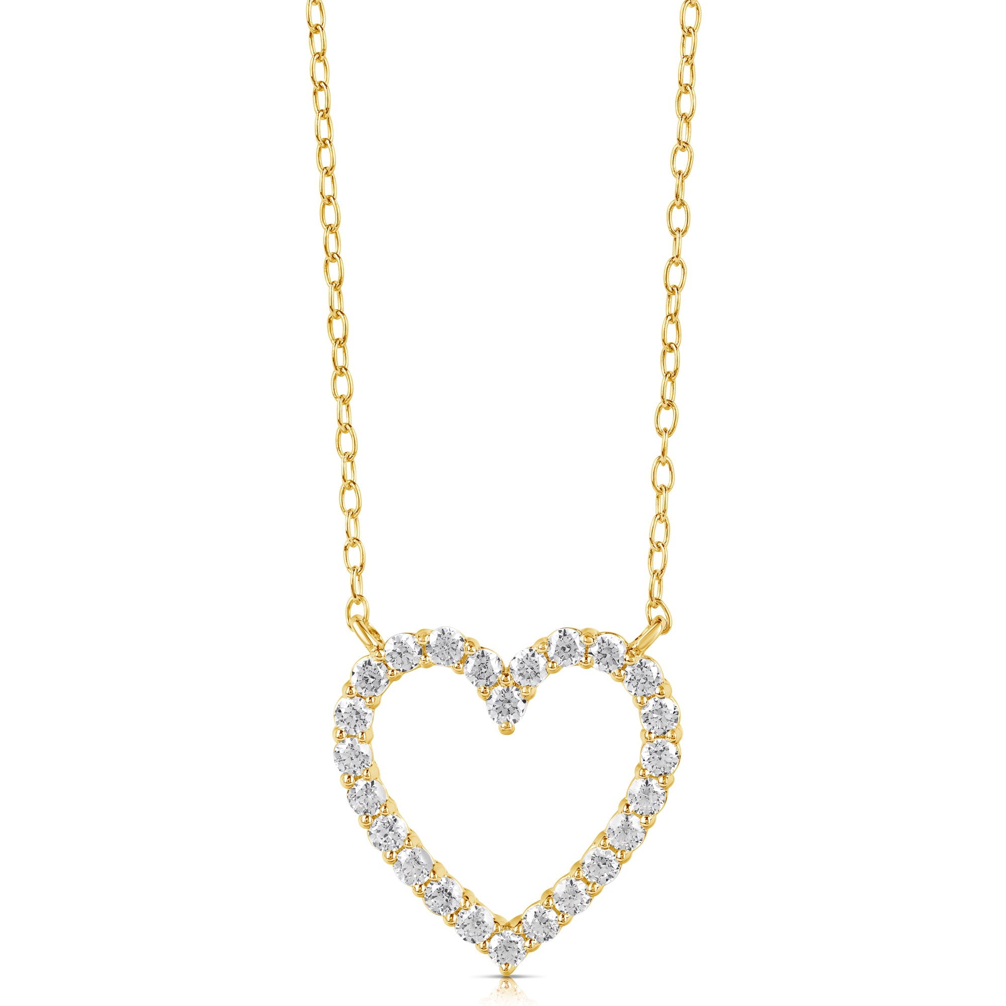 Clearly Flawless Diamond Heart Shape Pendant (.25ctw)