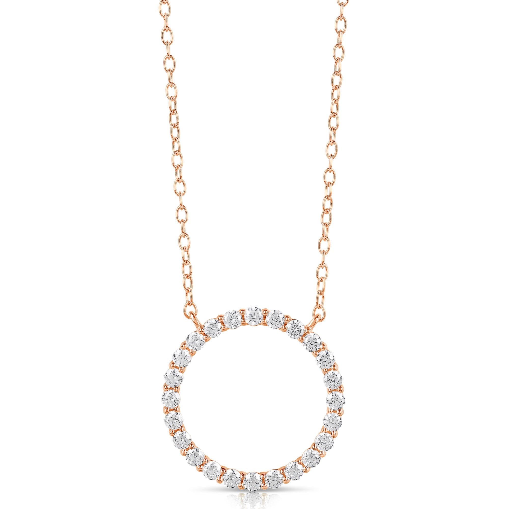 Clearly Flawless Diamond Circle Pendant (.25ctw)