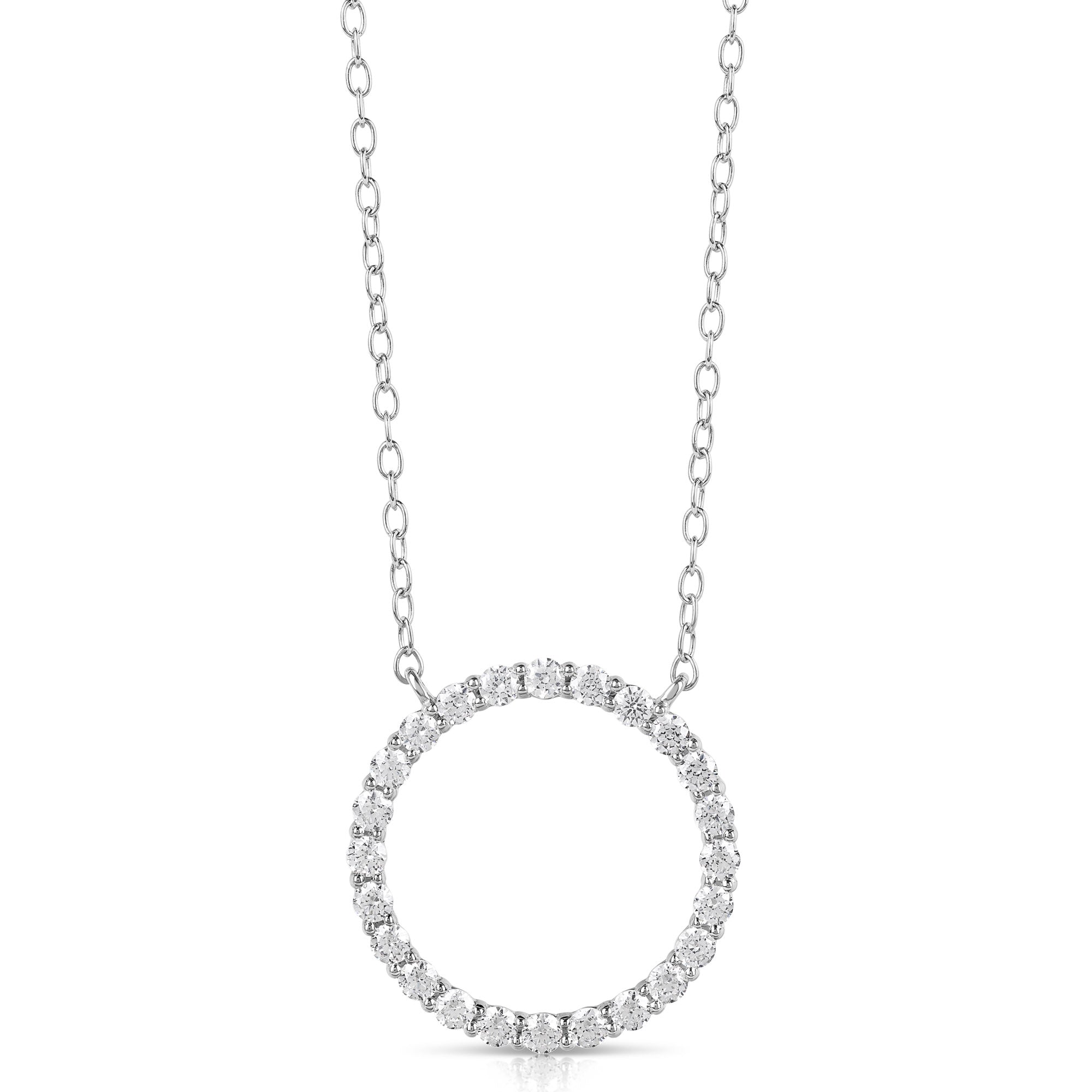 Clearly Flawless Diamond Circle Pendant (.25ctw)