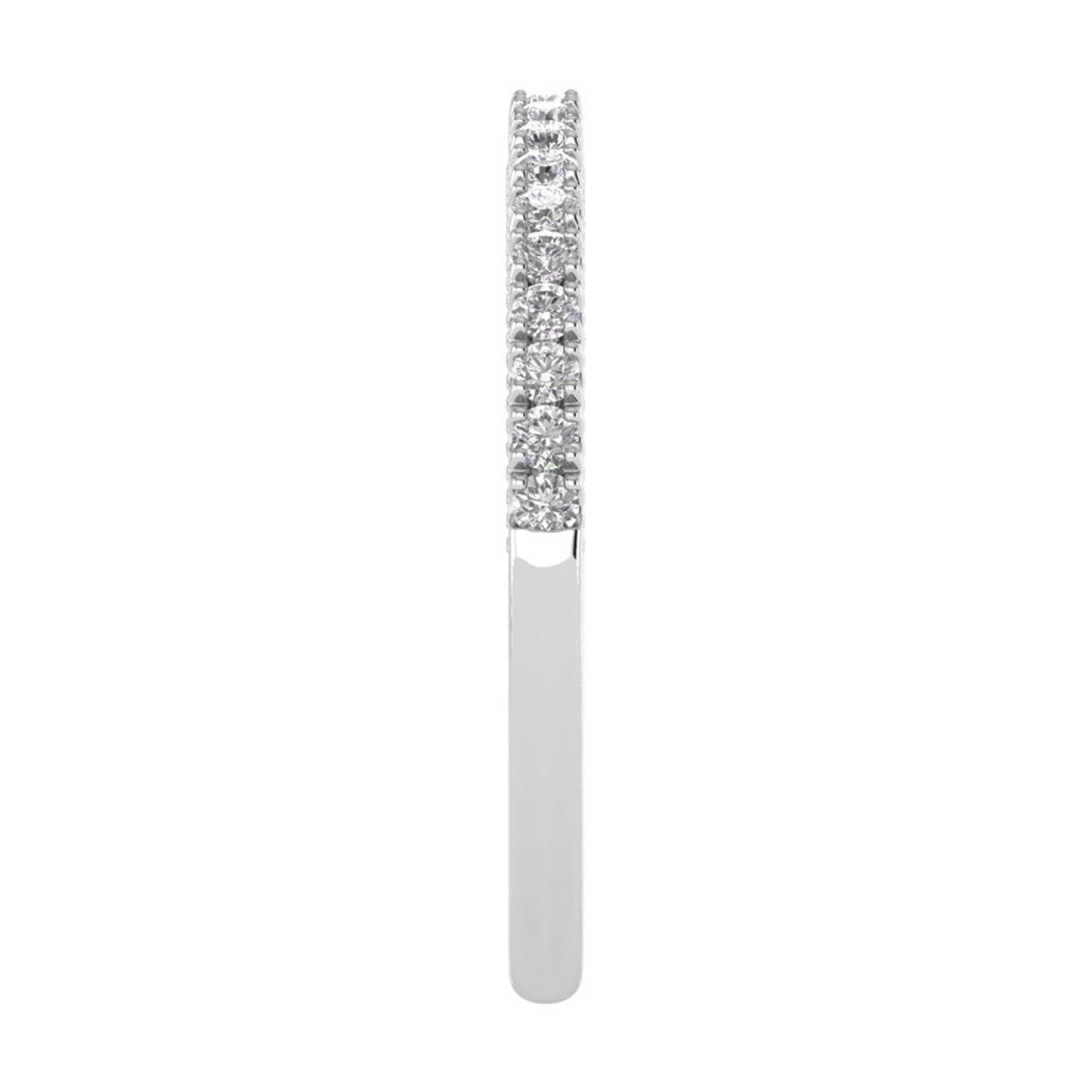 Signature Petite French Pave and Milgrain Wedding Ring (.25ctw)
