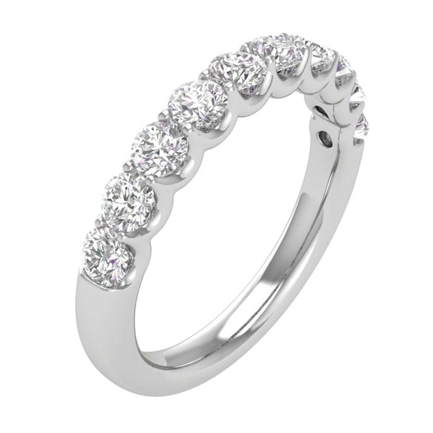 U Prong Diamond Wedding Ring (1ctw)