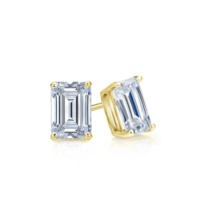 Lab Grown Diamond Stud Earrings Emerald 0.40 ct. tw. (F-G, VS)