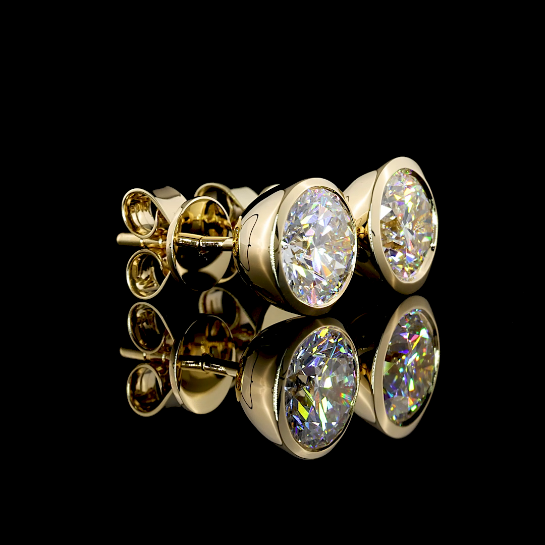 14K Yellow Gold Lab-Grown Diamond