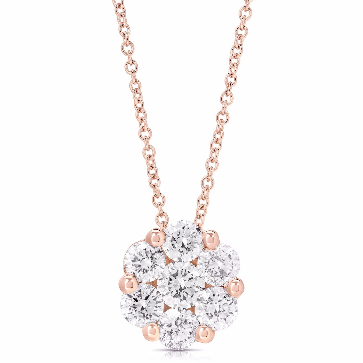 Flower Cluster Pendant (1ctw)
