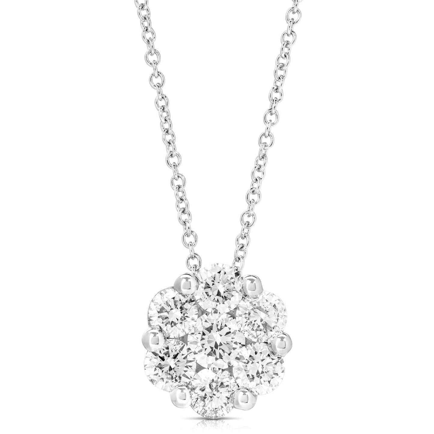Flower Cluster Pendant (1ctw)