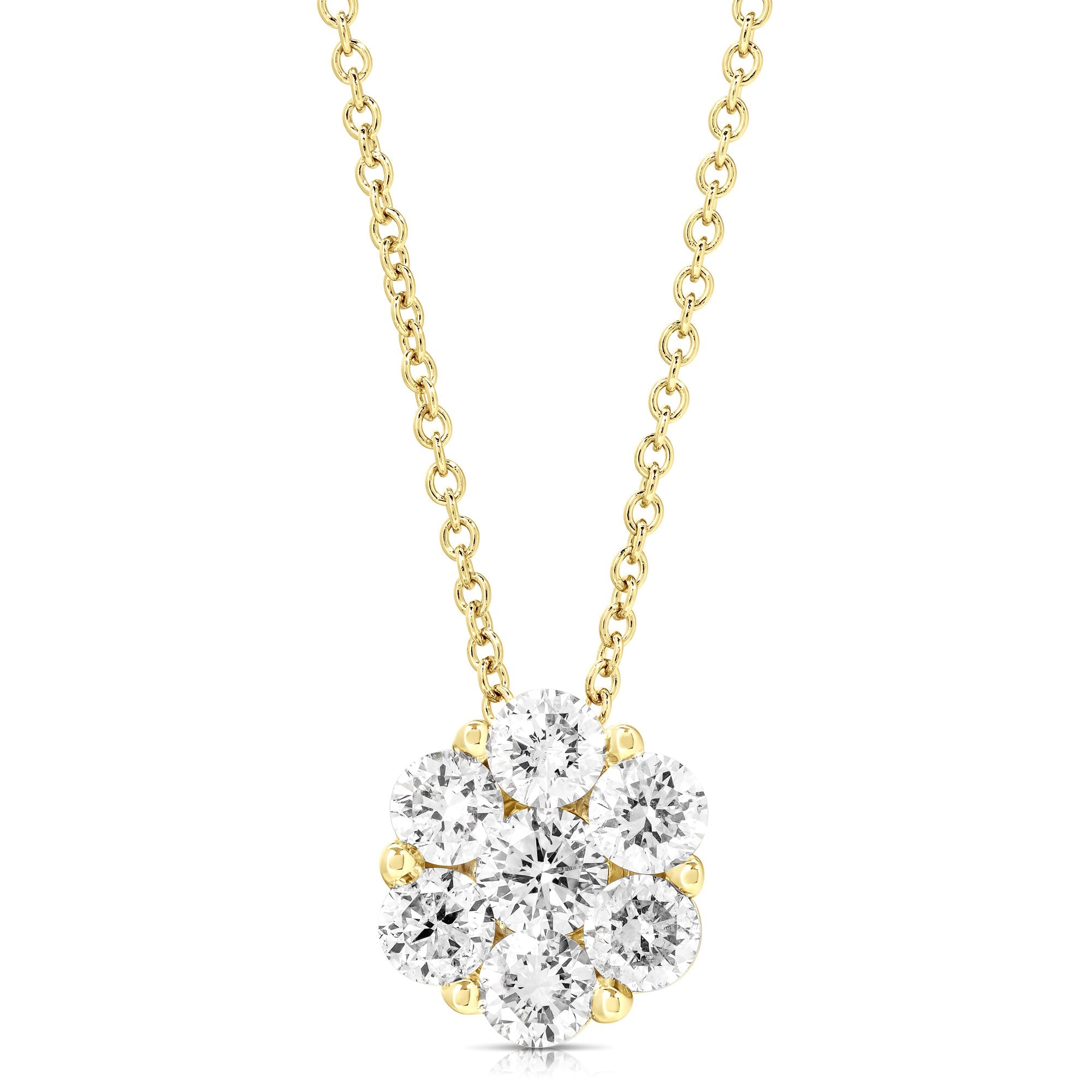 Flower Cluster Pendant (.75ctw)