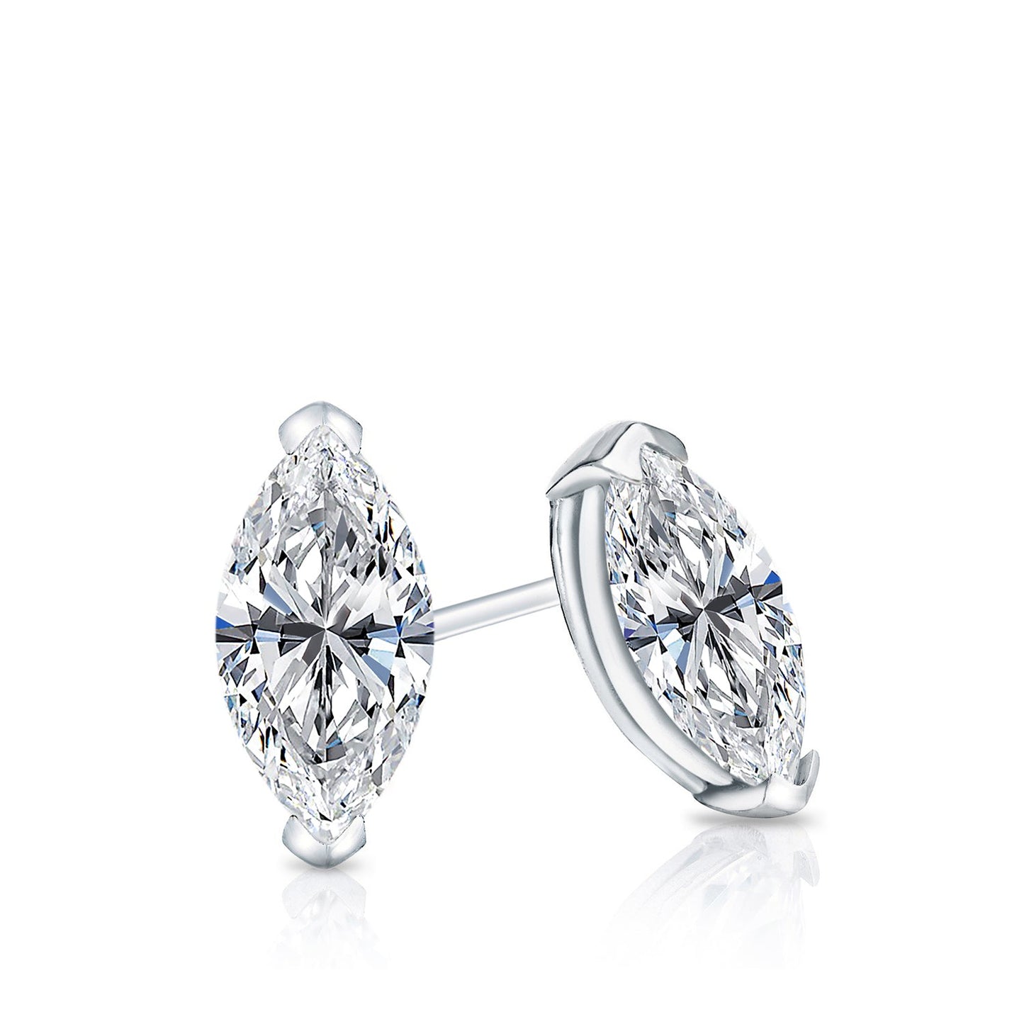 Lab Grown Diamond Stud Earrings Marquise 0.90 ct. tw. (F-G, VS)