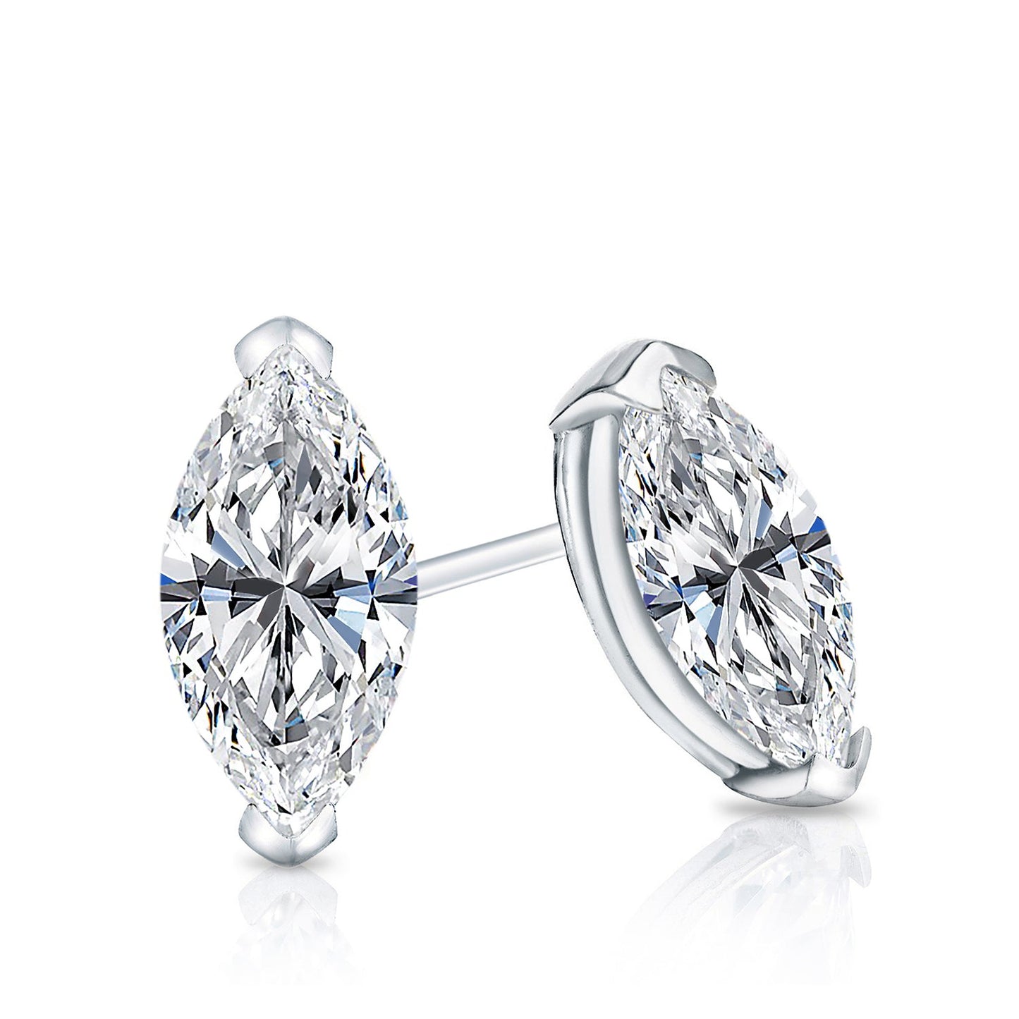 Lab Grown Diamond Stud Earrings Marquise 0.75 ct. tw. (F-G, VS)