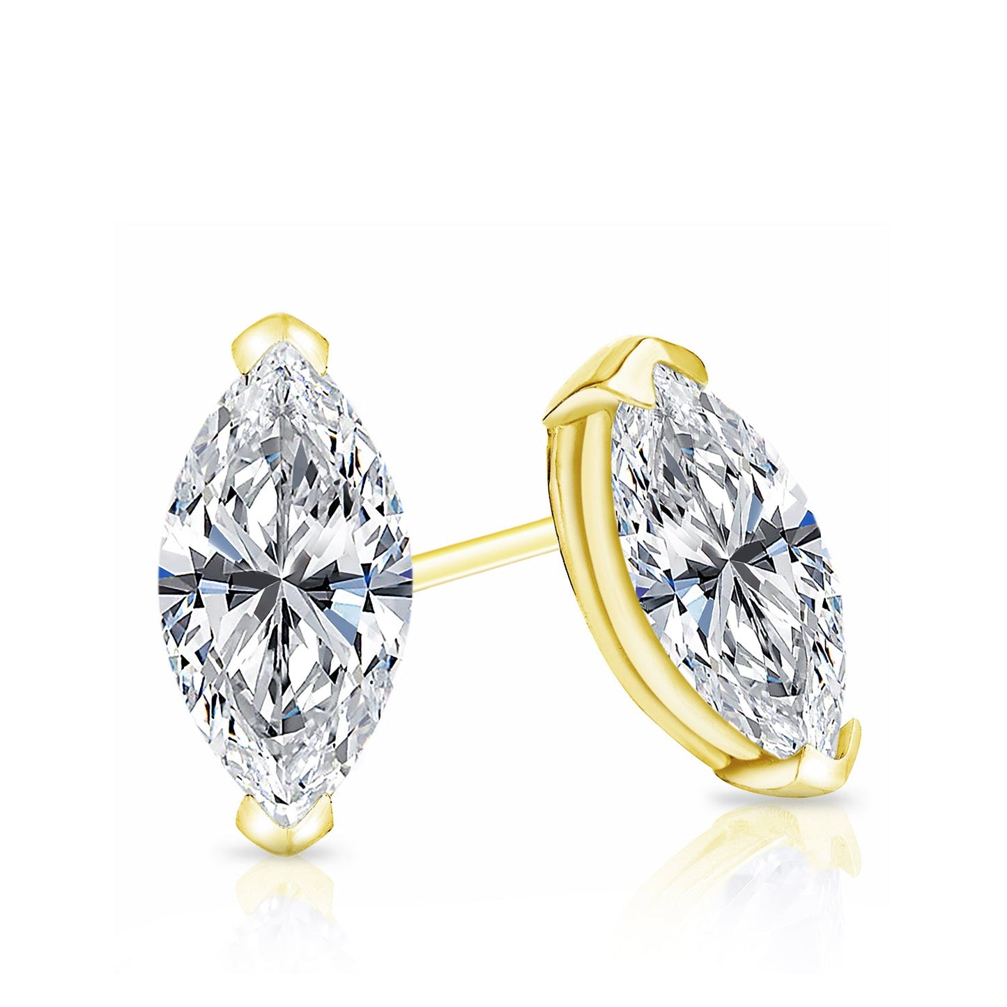 Lab Grown Diamond Stud Earrings Marquise 0.75 ct. tw. (F-G, VS)