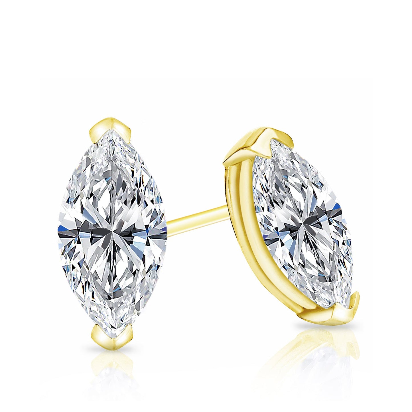 Lab Grown Diamond Stud Earrings Marquise 1.25 ct. tw. (F-G, VS)