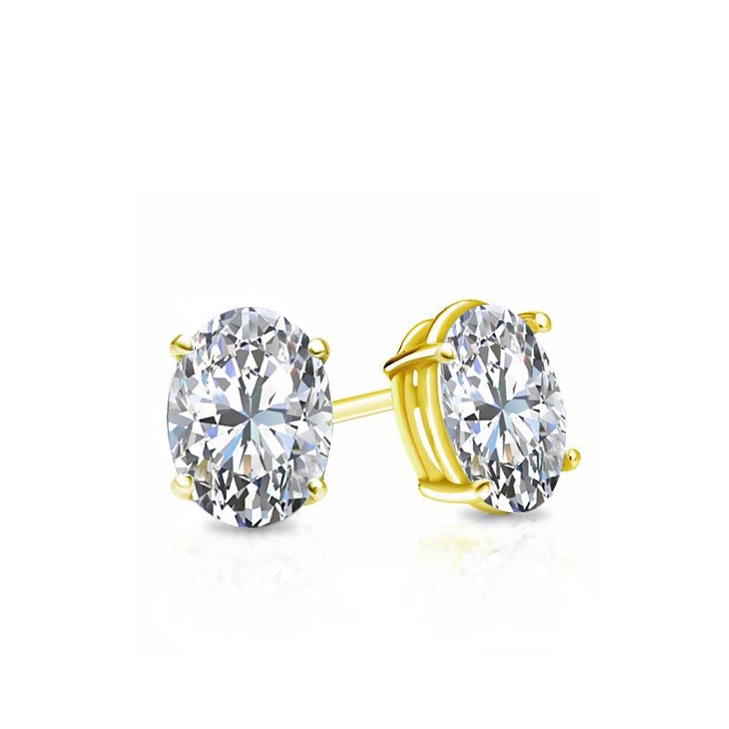 Lab Grown Diamond Stud Earrings Oval 0.40 ct. tw. (F-G, VS)