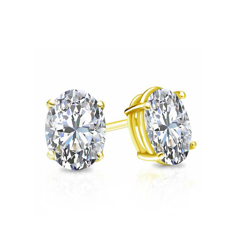 Lab Grown Diamond Stud Earrings Oval 0.62 ct. tw. (F-G, VS)