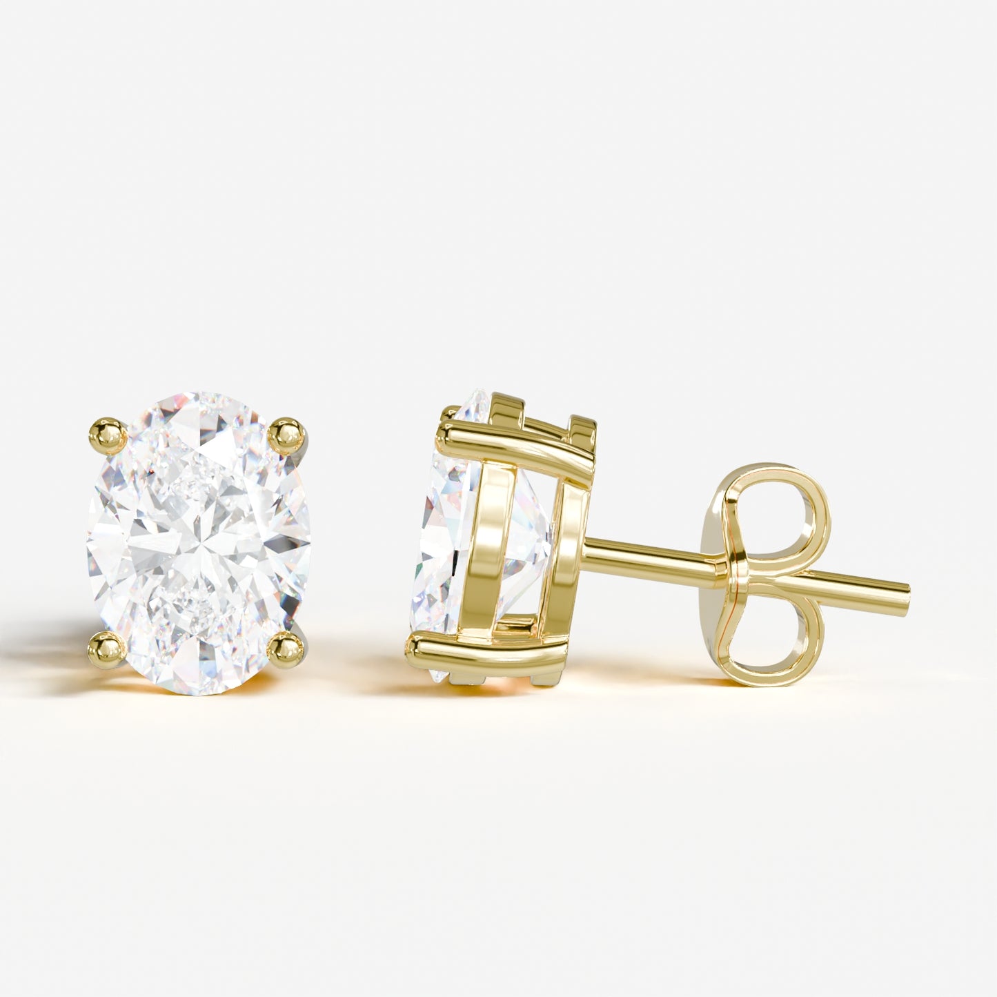 18K Yellow Gold Lab-Grown Diamond