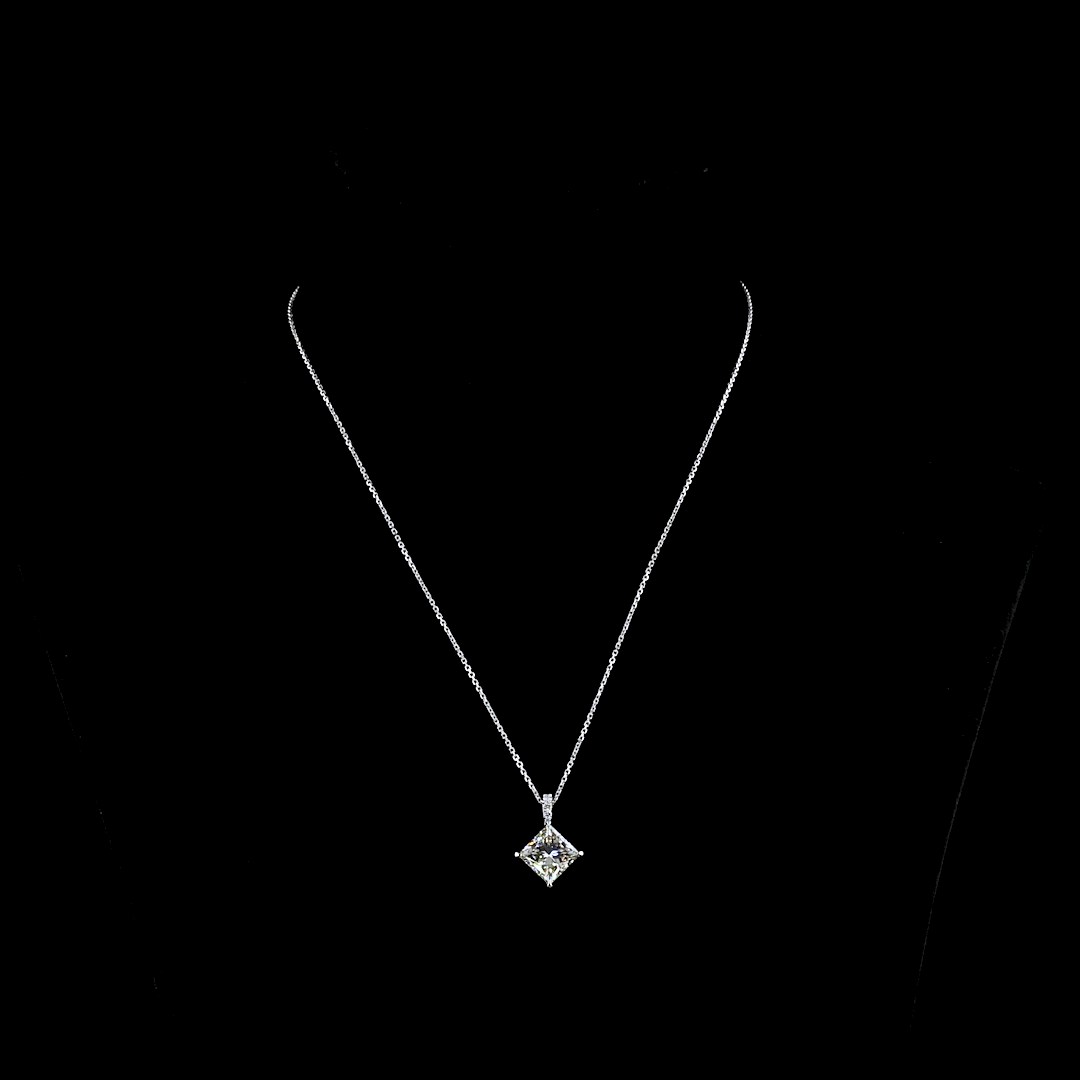 14K White Gold Lab-Grown Diamond