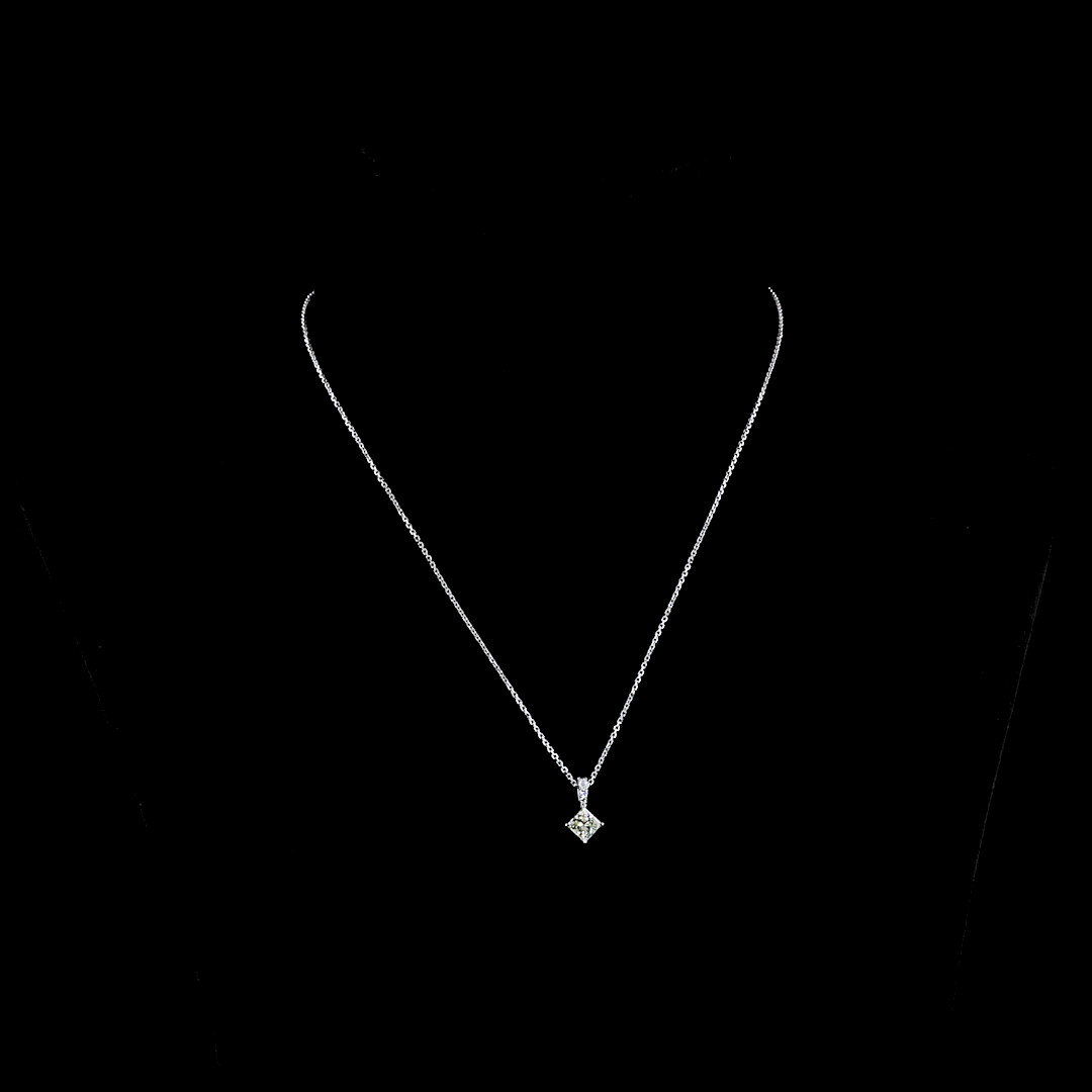 14K White Gold Lab-Grown Diamond