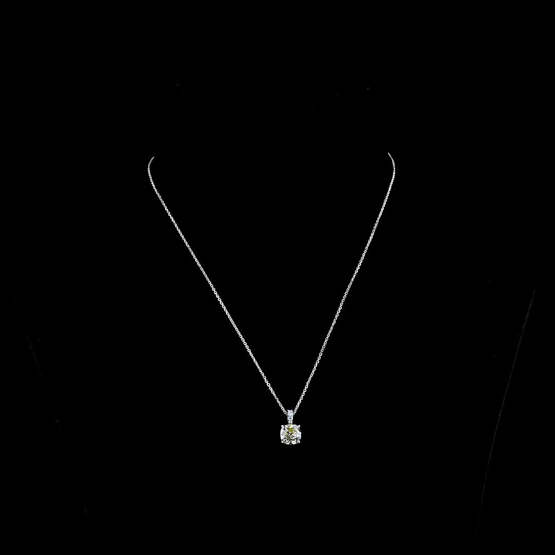 14K White Gold Lab-Grown Diamond