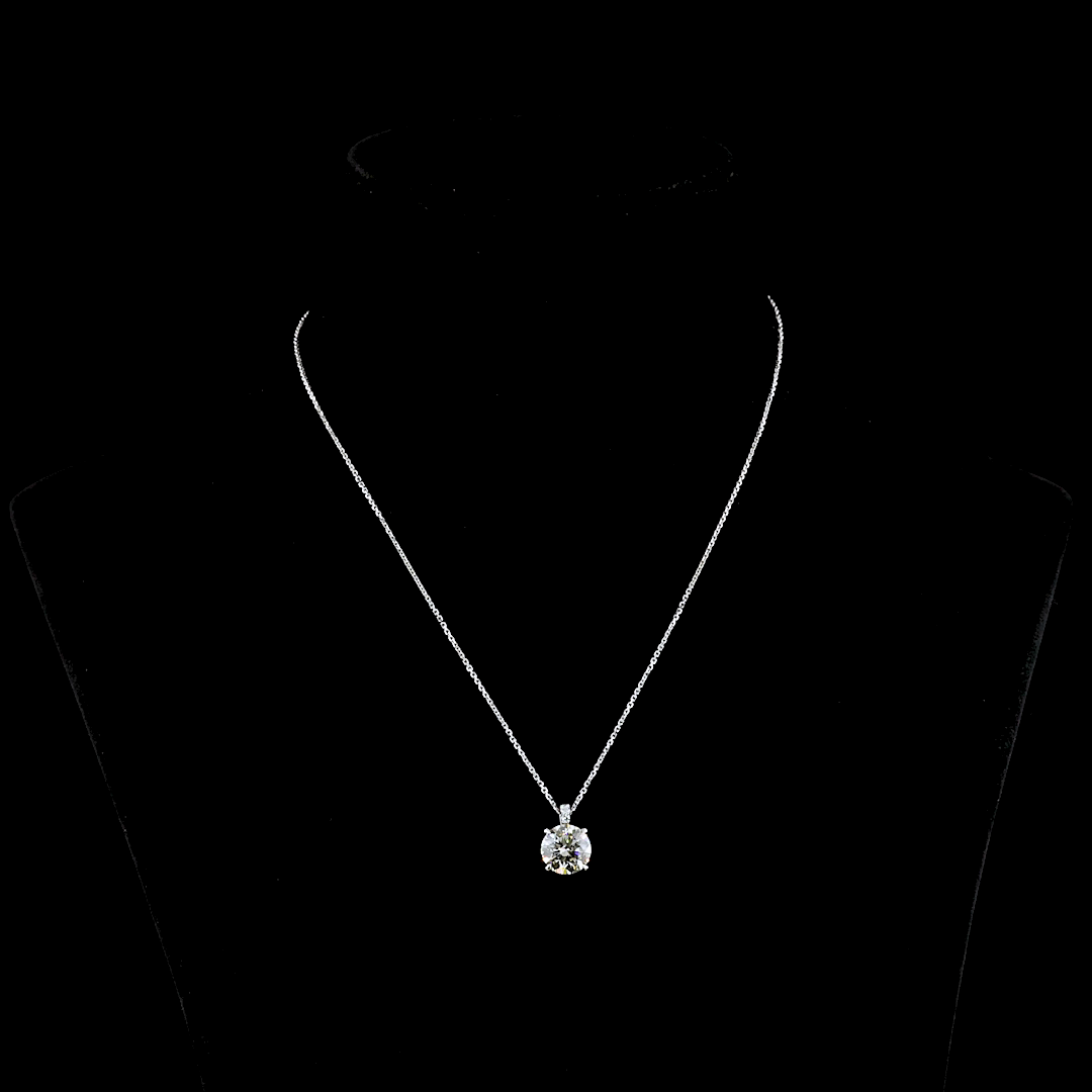 14K White Gold Lab-Grown Diamond