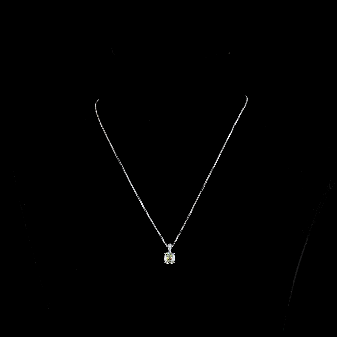 14K White Gold Lab-Grown Diamond