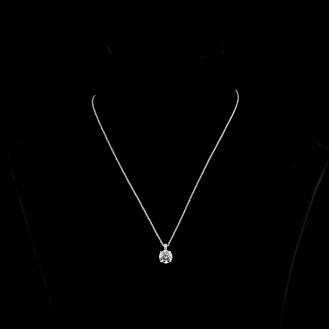 14K White Gold Lab-Grown Diamond