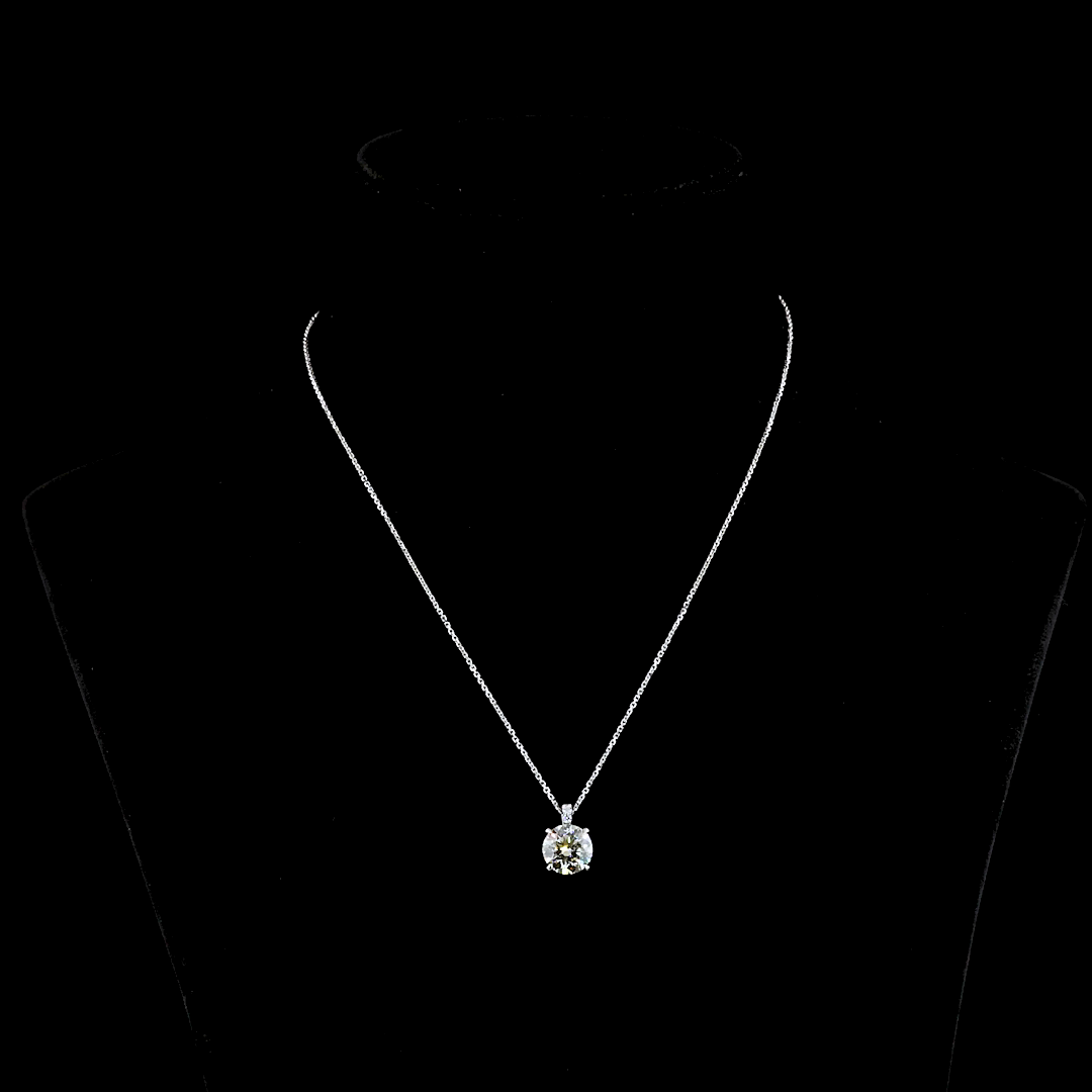 14K White Gold Lab-Grown Diamond