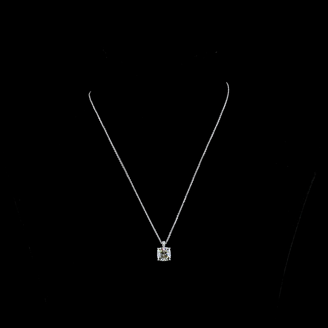 14K White Gold Lab-Grown Diamond