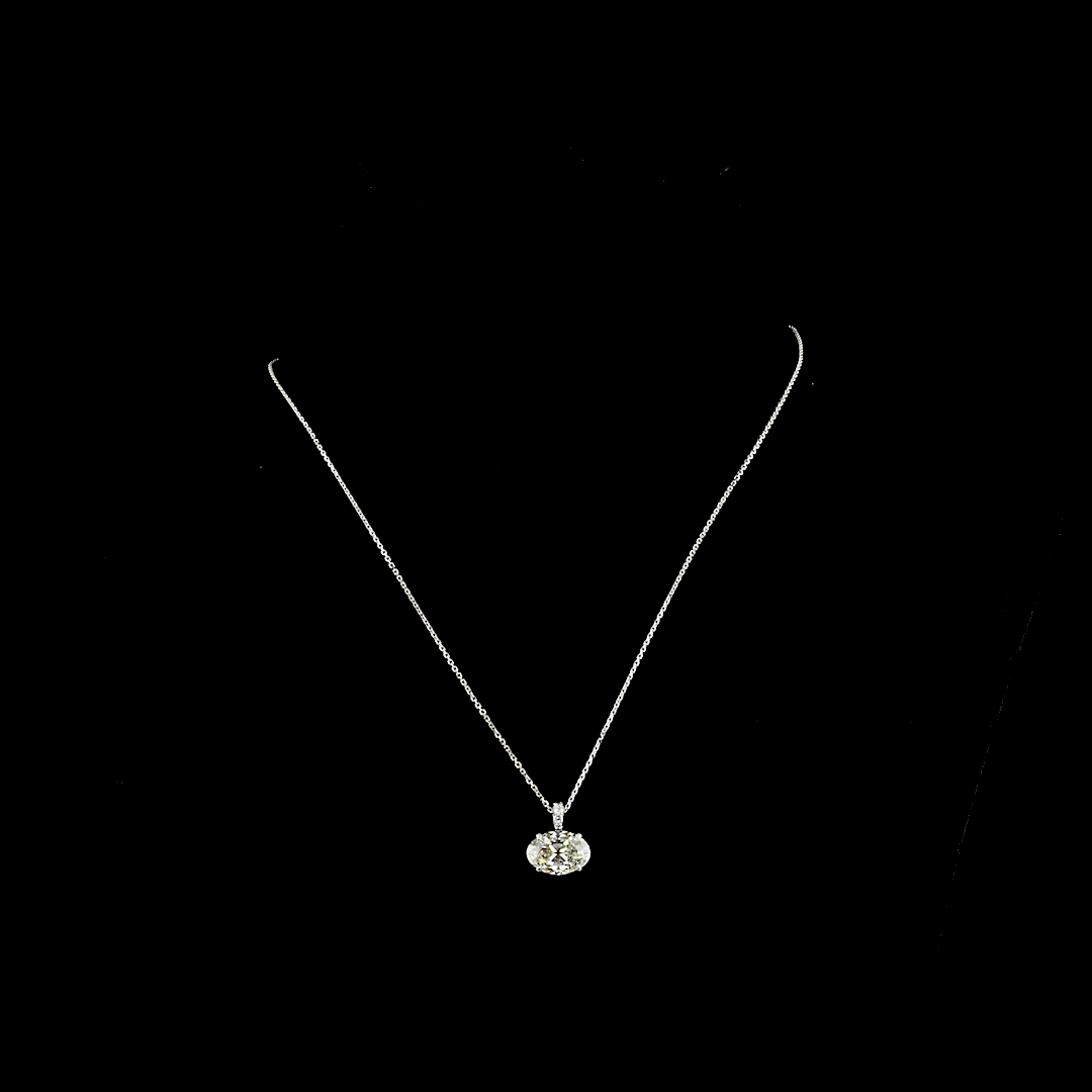 14K White Gold Lab-Grown Diamond
