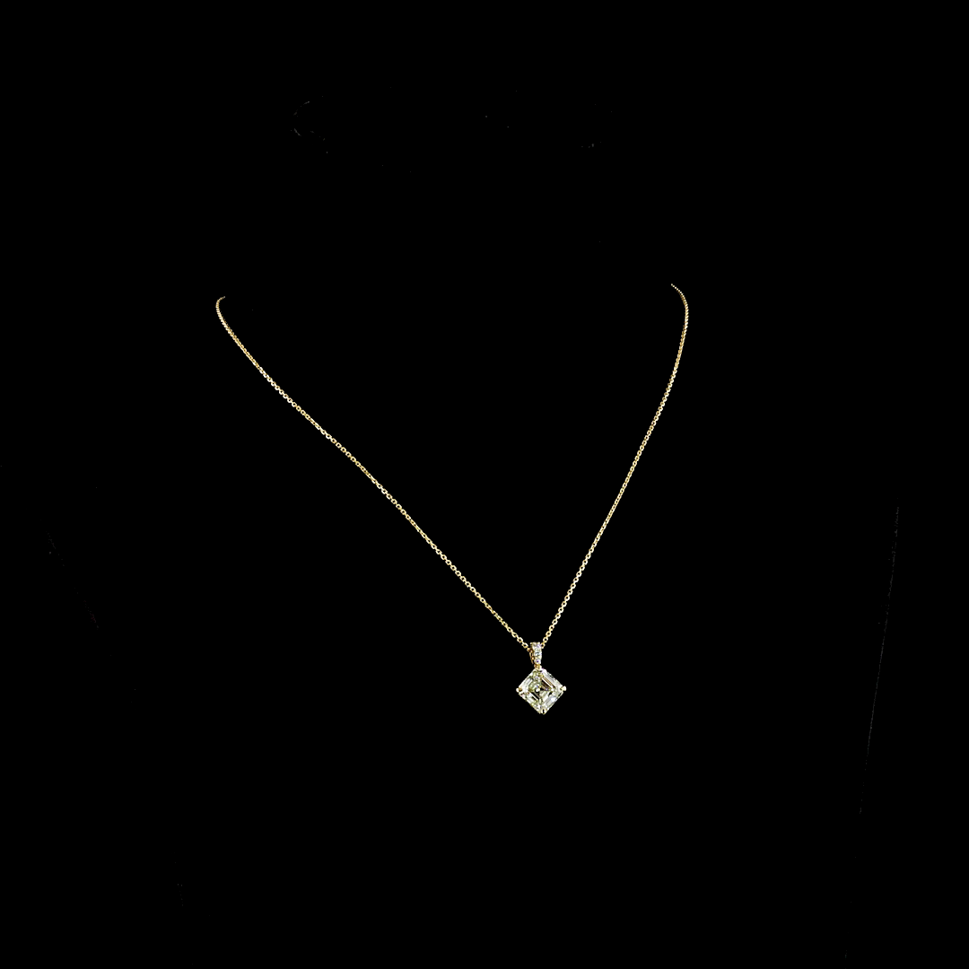 14K Yellow Gold Lab-Grown Diamond