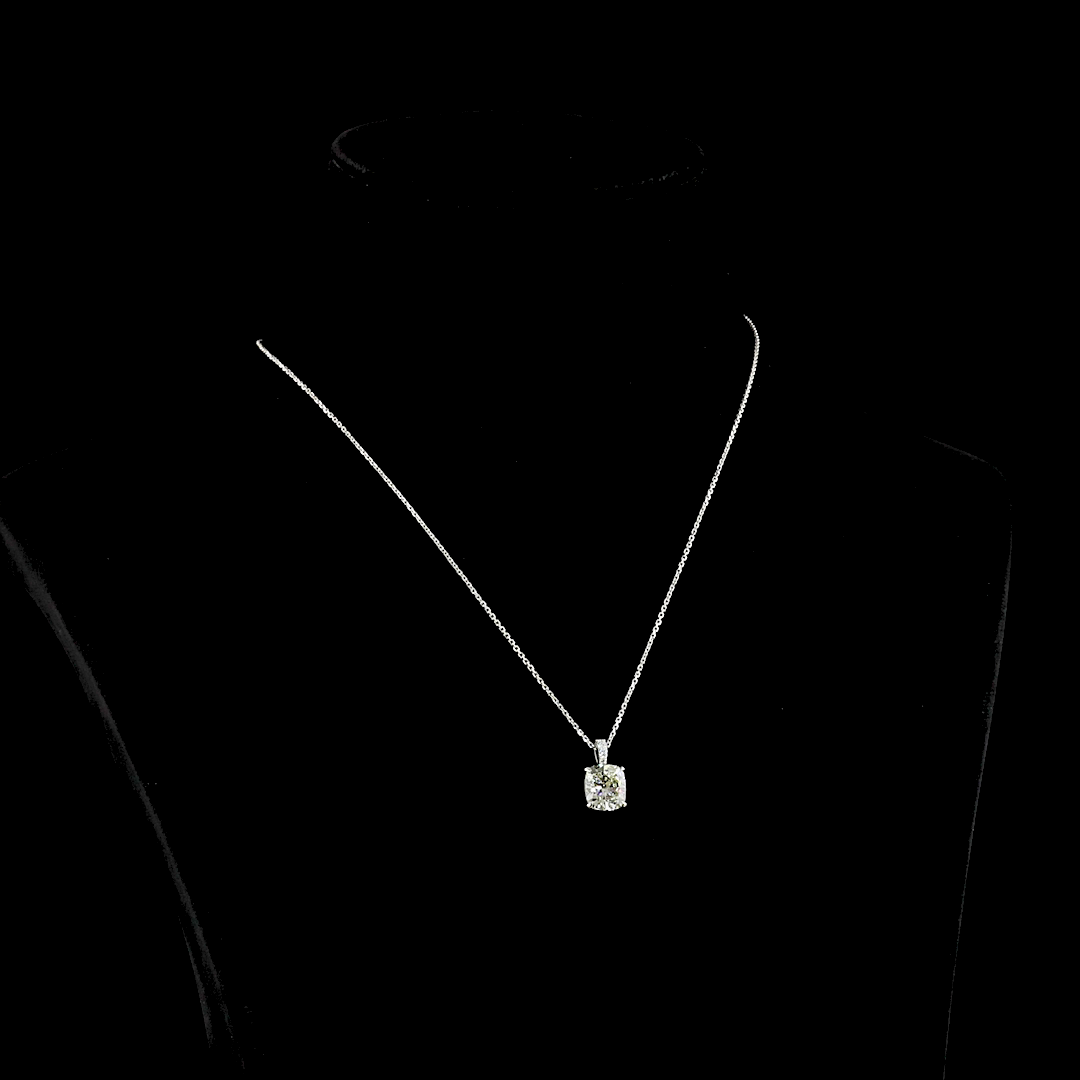 14K White Gold Lab-Grown Diamond
