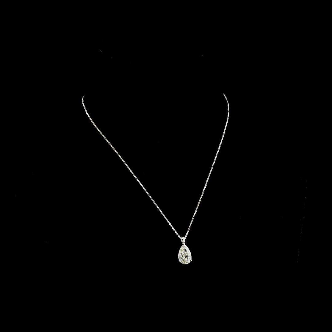 14K White Gold Lab-Grown Diamond