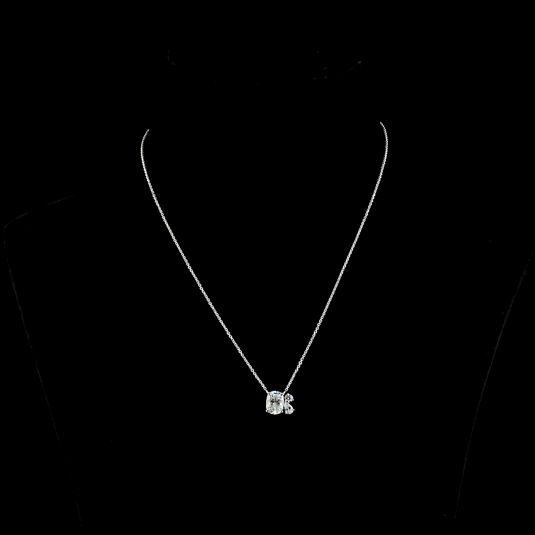 14K White Gold Lab-Grown Diamond