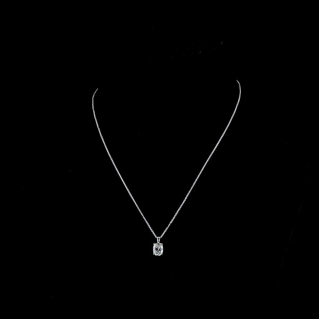 14K White Gold Lab-Grown Diamond