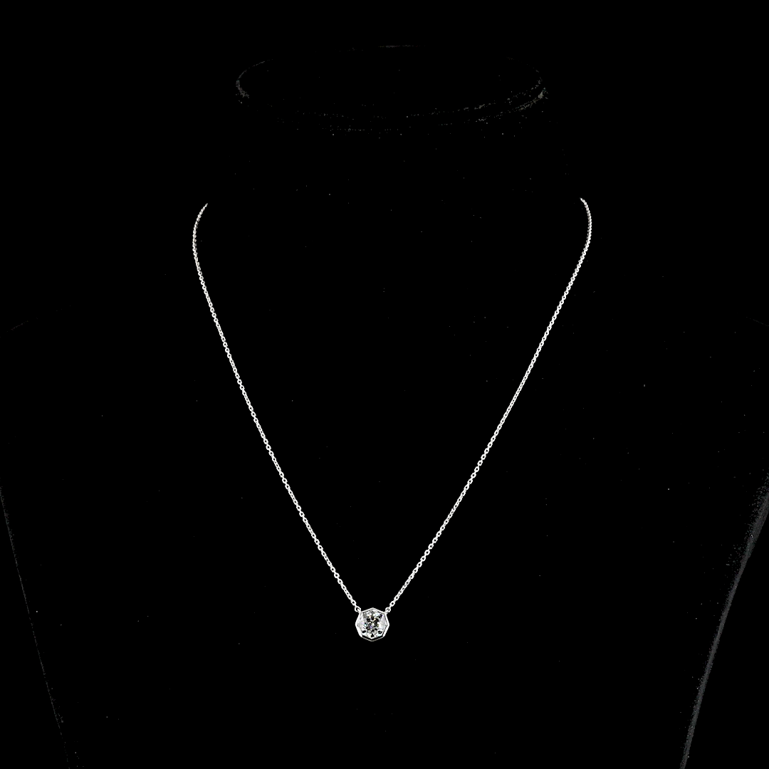 14K White Gold Lab-Grown Diamond
