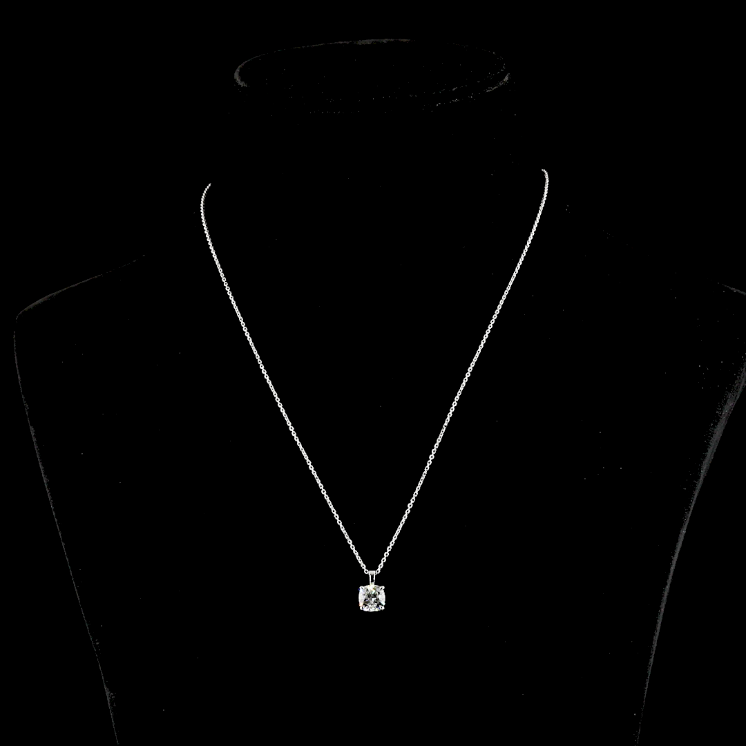 14K White Gold Lab-Grown Diamond