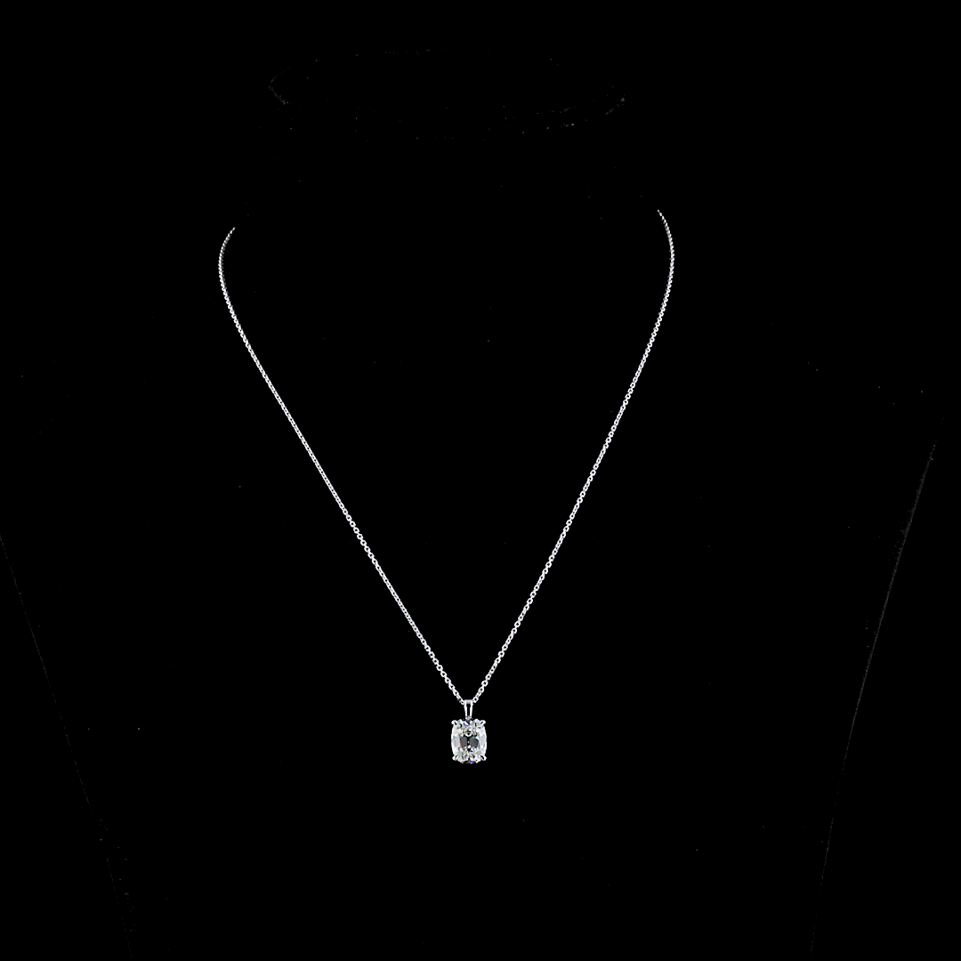 14K White Gold Lab-Grown Diamond