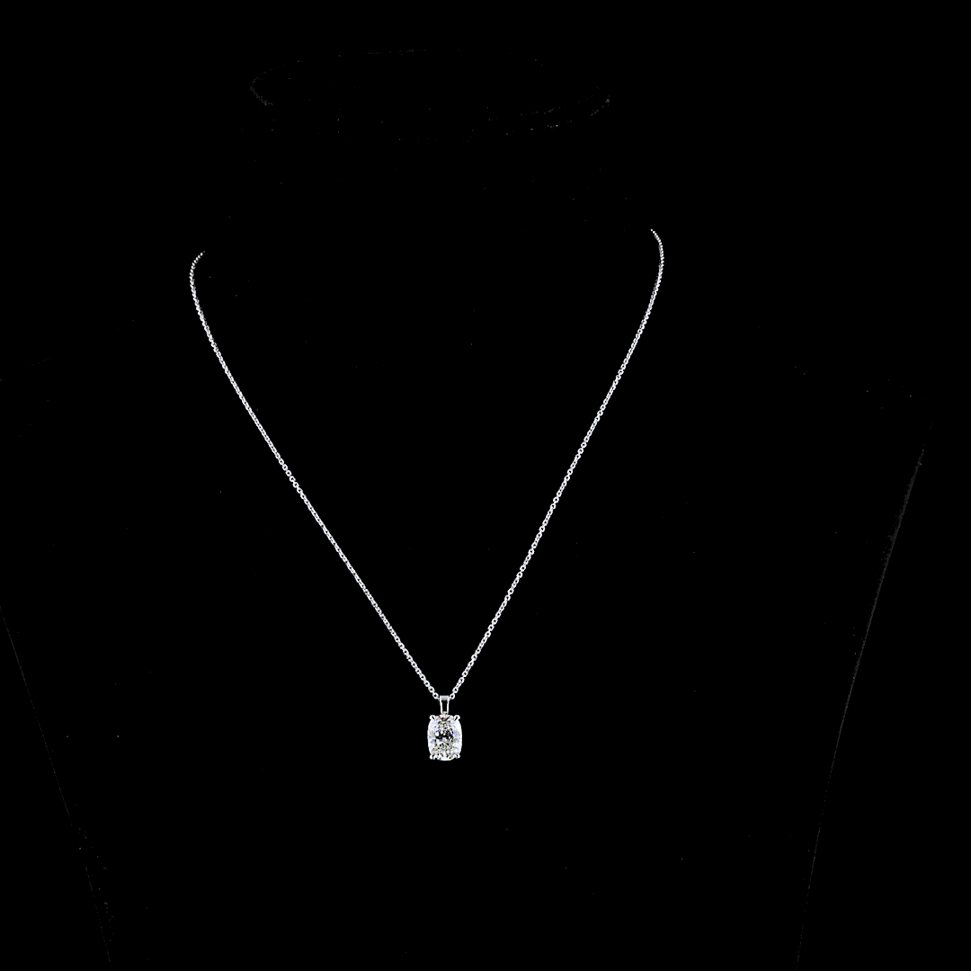 14K White Gold Lab-Grown Diamond