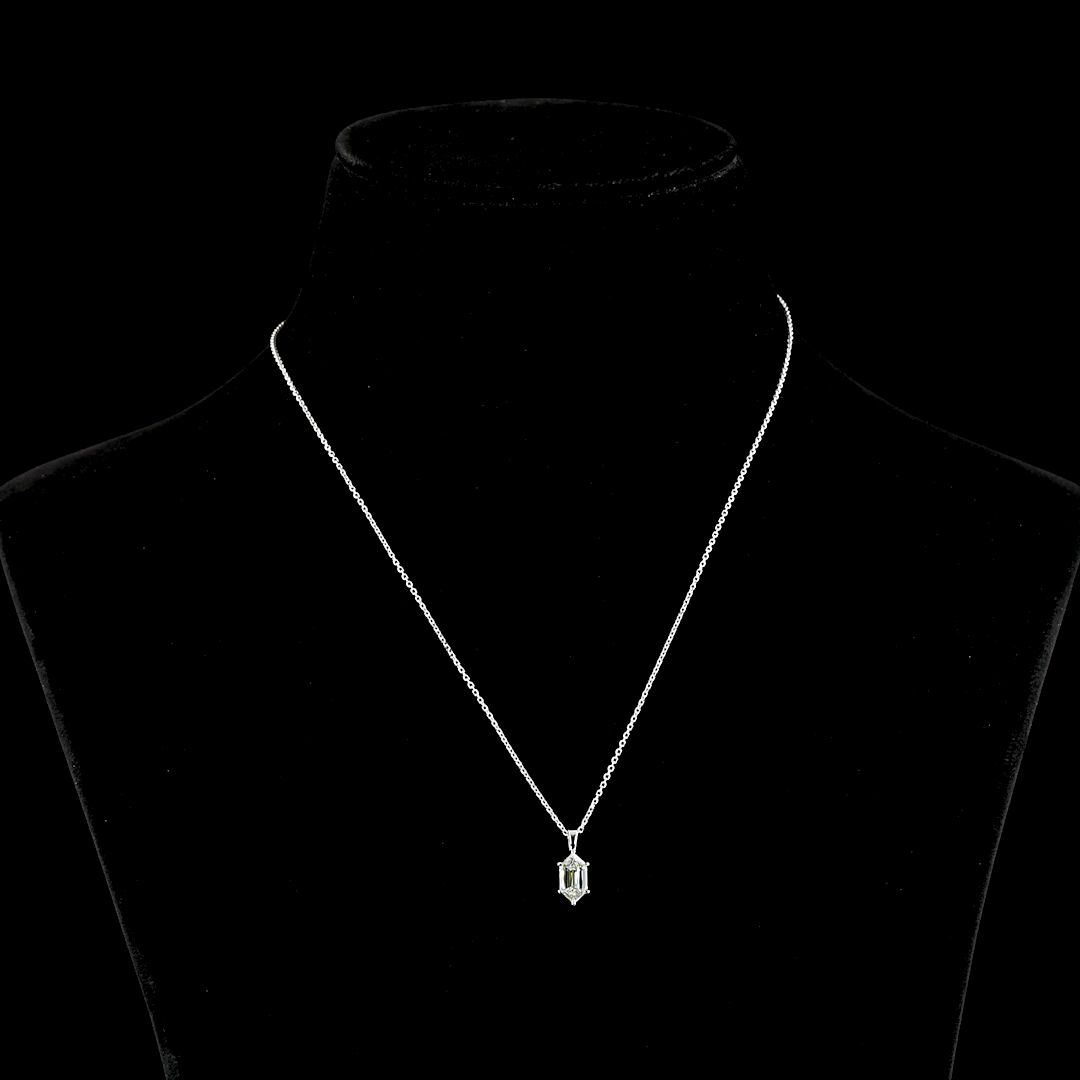 14K White Gold Lab-Grown Diamond