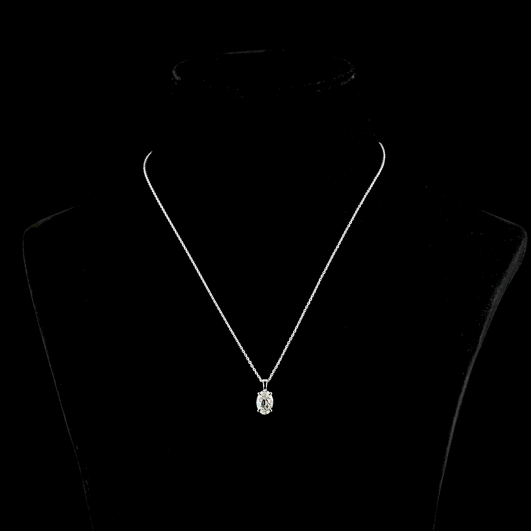 14K White Gold Lab-Grown Diamond