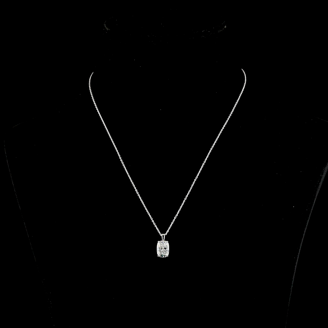 14K White Gold Lab-Grown Diamond