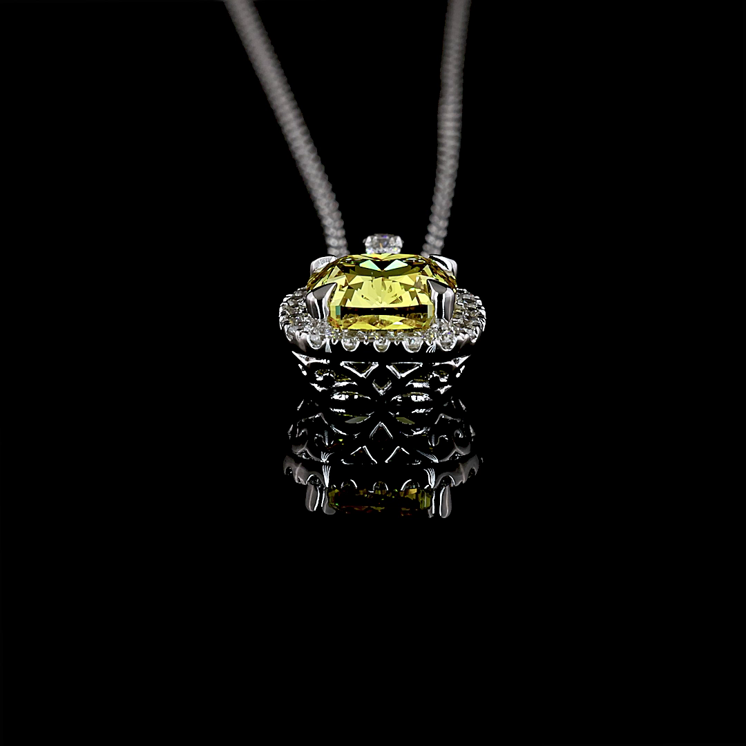 14K White Gold Lab-Grown Diamond