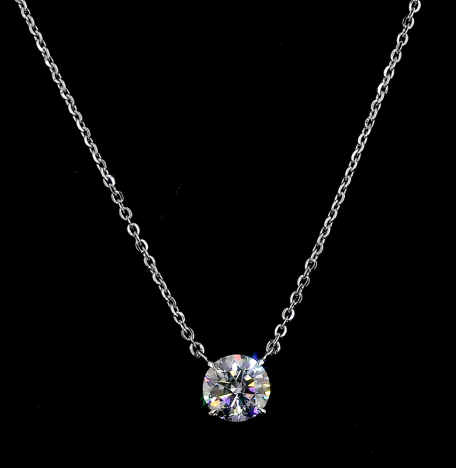 14K White Gold Lab-Grown Diamond